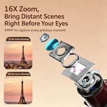 Beginner Digital Vlog Camera, 5K Ultra HD, 6400W Pixels With AF Autofocus, 16X Digital Zoom, Anti-Shake Function & Beauty Mode, 2.8-Inch Display Screen, Compatible With External Fill Light, 8 Adjustable Scene Modes For Photography & Video Recording - View 6