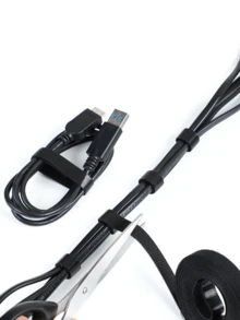 1 Roll Vine Shaping/Cable Management Hook And Loop Fastener Strap, Multi-Size Optional, Strong , Universal For Office, Home / Garden Tying, Reusable, Tidy And - Magic Straps - View 4