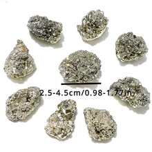1pc Natural Pyrite Cluster Chalcopyrite Ore, Asymmetric Raw Mineral, Iron Ore Stone, Healing Energy, Suitable For Home Aquarium Decoration, Enhances Willpower And Manifestation Ability - Pyrite - View 4