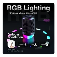 Mikrofon Nirkabel Ganda Sing dengan Receiver, Sistem Mikrofon Karaoke Isi Ulang 2.4G, Pasang & Mainkan, Audio Jernih, Daya Tahan Baterai Lama, Efek Suara, Untuk KTV Rumahan, Pesta, Acara, dan Pembicara - View 3