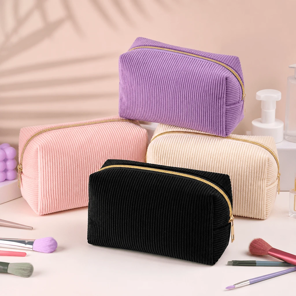 1pc Large Square Storage Bag, Flat Toiletry Bag (Makeup Storage Bag), Travel Makeup And Toiletry Bag Holiday Gift, Travel Essentials Stationery Organizer, Desktop Organizer, Essential School Supplies, Back To School Must-Haves - View 1