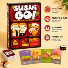 Sushi Themed Dice Party Game, Multiplayer Interactive Tabletop Game, Family Entertainment Card Game - Multicolor - View 10