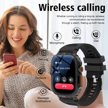 Smart Watch, Wireless Call/Dial, Multiple Sports Modes, Incoming Call Reminder And Rejection, SMS Reminder, Message Reminder View, Customizable Wallpaper, Compatible With IPhone/Android - Multicolor - View 2