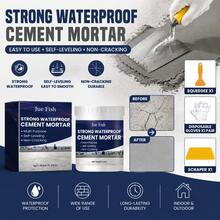 150g Jue Fish Waterproof Cement Mortar Kit With Scraper,Squeegee & Disposable Gloves, Self-Leveling Crack Repair Filler For Wall & Floor - Waterproof Cement Mortar - View 3