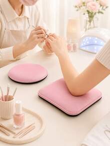 1pc Nail Arm Rest Cushion Comfortable Hand Pillow Nail Elbow Support Pad Elbow Support Pad Nail Tools Nail Artist Elbow Support Soft Nail Artist Arm Support Purple Pink Black White Coffee Grey - Multicolor - View 6