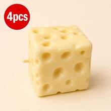 Cheese Block Stress Relief Squeeze Toy, Soft Shapeable Sensory Toy, Home And Office Relaxation Stress Relief Small Toy - 多色 - 查看 15