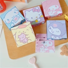 (Authorized) Sanrio Cartoon Sticker Set, Featuring Hello Kitty, Kuromi And My Melody Designs, Vibrant Sticky Notes, Suitable For New Year Gifts, Back To School And Office Supplies - A - View 6