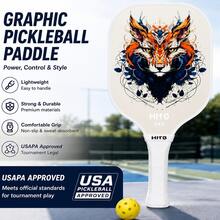 Set Raket Pickleball Intensitas Tinggi Profesional HITS: 2 Raket + 4 Bola + 2 Ikat Kepala + 1 Tas Bola - Putih - View 4