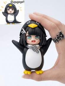 Figur Penguin Lucu Gugugaga, Dekorasi Meja yang Menggemaskan, Hadiah untuk Pecinta Game Kartun - MultiWarna - View 16