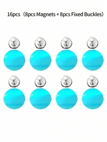Magnetic Curtain Tiebacks, Curtain Weights With Thumbtacks, Magnetic Curtain Clips, Magnetic Curtain Fasteners, Can Fix Curtains To Prevent Them From Blowing In The Wind, Suitable As Birthday, Graduation Gifts. - Multicolor - View 11