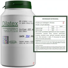 KIT 3 DILATEX OXYPUMP ORIGINAL ALANINA + ARGININA TOTAL 360 CÁPSULAS - POWER SUPPLEMENTS - 360 Unidades - Visão 4