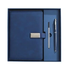 Personalized Leather Notebook Set - Notebook And Pen Set - Ideal Gift For New Job Or Teacher - Perfect Office Supplies And Stationery Gift - Travel Size Notebook Optional - Notebook Gift Box Set School Supplies, Thoughtful Gift, Replaceable Notebook - Multicolor - View 18
