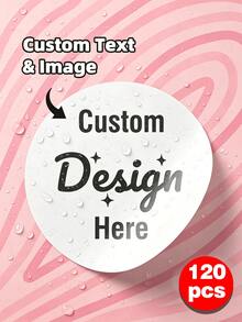 Custom Labels - Square Stickers, Customizable With Any Design, Image, Logo, Text, Waterproof, Customizable Thanksgiving Stickers, Colorful, Personalized, Suitable For Home, Office, Calendar, Holiday, Family, Small Business Stickers 1/12/36/60/90/120pcs - Multicolor - View 66