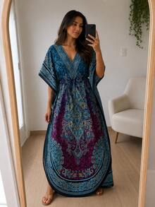 Women Long Dresses - Blue Power - View 1