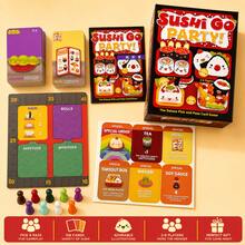 Sushi Themed Dice Party Game, Multiplayer Interactive Tabletop Game, Family Entertainment Card Game - Multicolor - View 3