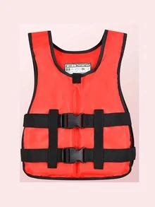 1pc Adult Life Jacket, High Buoyancy, Adjustable Shoulder Straps, Breathable Quick-Dry, Neoprene Outer Material, Thickened Anti-Collision, Suitable For Swimming, Diving, Motorboat And Fishing, Beach Essential, Swimming Pool Float - Black - View 13