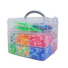 1set/1pc 5mm Large Melting Beads With Big Holes, High-Quality Pixel Mosaic Melting Bead Accessories, Available In Multiple Colors For DIY Creative Jewelry Making And Decoration, DIY Iron-On Handmade Hot Melt Beads, - Multicolor - View 6