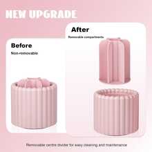 1pc Rotating Makeup Brush Holder Storage Box, Large Capacity Cosmetic Organizer, Multi-Functional Student Stationery Pen Holder, Detachable Desktop Makeup Brush Storage Tube, Vanity Storage Rack, Women's Gift, Back To School, College Dorm Essentials, Apartment Must-Haves, Room Decor - Multicolor - View 4