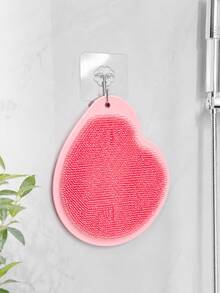 2/1pc Foot Scrubbing Mat With Hook, 2-In-1 Foot And Back Massager, Shower Foot Cleaning Exfoliating Pad With Suction Cups, Unisex Bathroom Foot Wash Mat, Deep Cleaning Massage Tool For Shower, Home Use, Back To School, New Year Gift - Multicolor - View 9