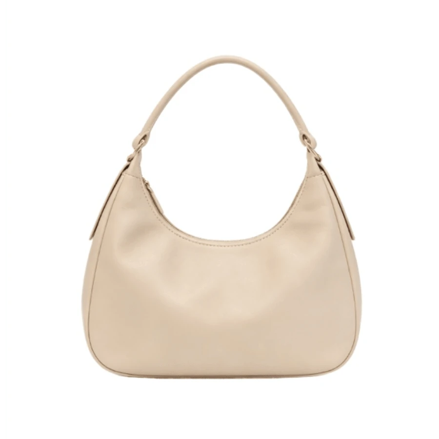 New Latte Underarm Baguette Bag For Women, Large Capacity Crossbody Shoulder Purse, Light Luxury Versatile Commuter Satchel For Dating - Khaki - View 1