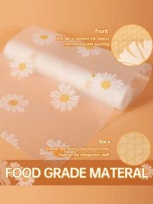 LMMAKE 4/12 Pack Washable Waterproof Oil-Proof Refrigerator Liners For Fridge, Freezer & Cabinet Organizing - Patterned Refrigerator Mat - View 3