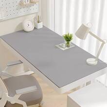 1pc Large PU Leather Desk Mat, Waterproof Anti-Slip Scratch-Resistant Wear-Resistant Desktop Protector, Suitable For Student Desk, Office Gaming Computer Desktop - Leather Placemats - View 10
