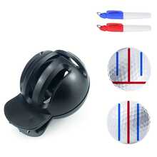 3/6pcs Golf Ball Lining Marker Template, 3-Line Double-Sided Precision Positioning Ball Drawing Tool, Golf Ball Drawing Alignment Template Marking Tool, Line Drawing Tool, Suitable For DIY Golf Training Aid, Outdoor Sports And Golf Gifts - One Size Fits All - View 2
