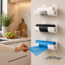 Kit 1/2/3/4 Suporte para sacos de lixo ou utensílios de cozinha - Visão 1