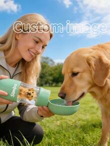 Personalized Custom Pet Dog Water Cup, Portable Pet Travel Cup, Dog Water Bottle, Cat Water Bottle, Travel Water Cup, Suitable For Small Dogs, Outdoor Walking Drinking Supplies - Multicolor - View 4