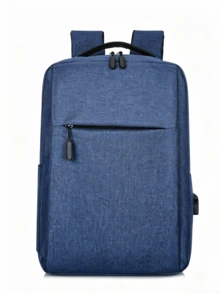 1pc/10pcs Minimalist Laptop Backpack Business Computer Bag Casual Travel Daily Use Student School Bag Lightweight Nylon Zipper Storage Design Suitable For Campus College Students Teenagers Men Women Back To School Season Essential Urban Casual Daily Commute - Multiple Styles - View 13