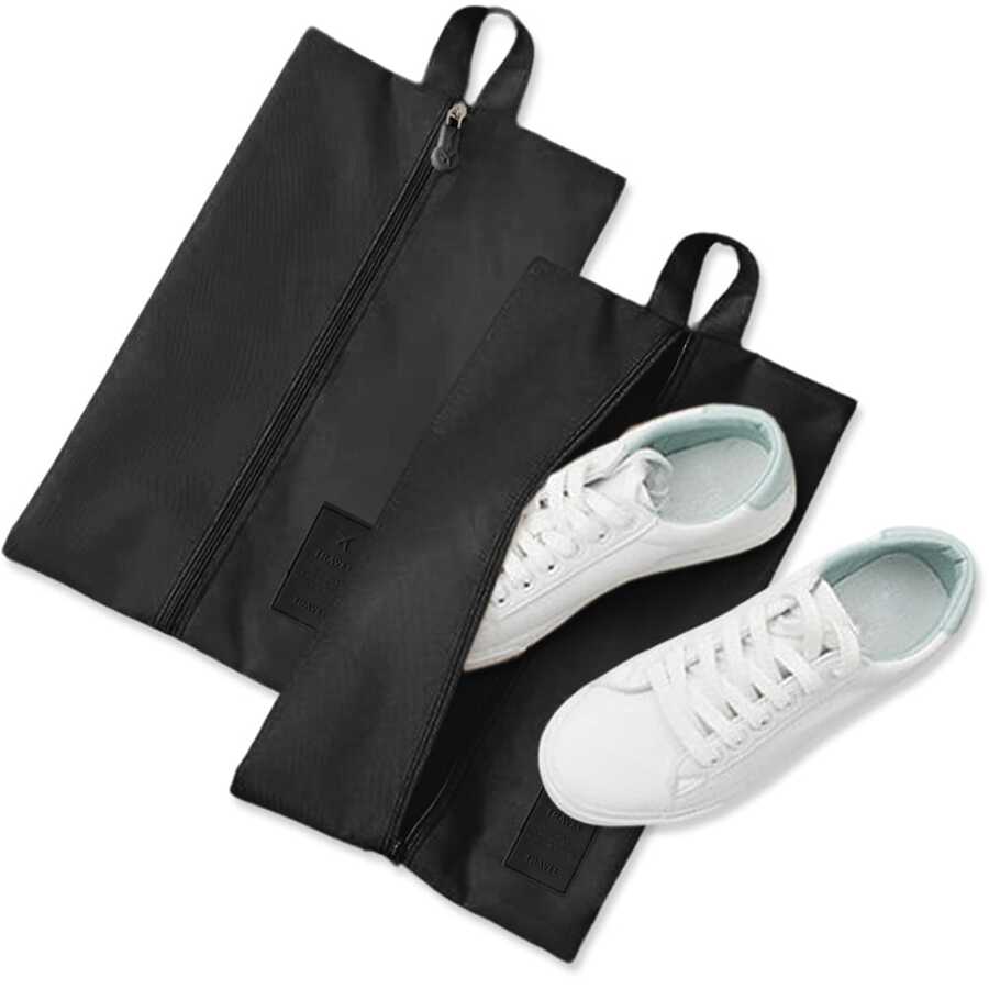 Travel Shoe Bag, Reusable Shoe Bag With Smooth Zipper For Storage And Packing, Portable Travel Essential,Bedroom Room Decor,Back To School