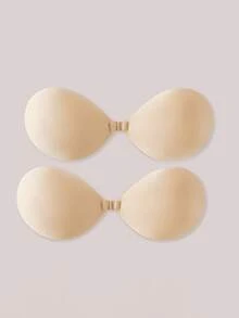 Upgraded Bio-Silicone Breast Lift Tape, Skin-Friendly Washable Non-Slip Adhesive Breast Lift Pads, Self-Adhesive Strapless Backless Bra For Party, Graduation, Date, Music Festival And Daily Low-Cut Outfits - Multicolor - View 13