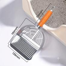 1 Stainless Steel Cat Litter Scoop With Large Mesh, Suitable For Clumpy Cat Litter. Wooden-Handle Stainless Steel Cat Litter Scoop Featuring Large-Hole, Small-Hole, All Types Of Cat Litter. Ergonomic Grip For Easy Cleaning, Suitable For Pet - Multicolor - View 12