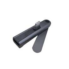 2-In-1 Stand Fast Charging Cable, Foldable Hidden Design, Portable Storage Digital Accessory, Compatible With Apple 17Pro/17/16Pro/16/15Pro/15 Phone Fast Charging Cable - Black - View 7