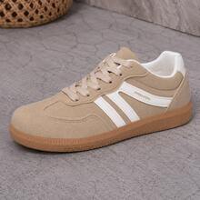2026Women's Casual Sneakers, Retro Lace Up Walking Shoes, Comfortable Low Top Athletic Footwear For Daily Wear And Travel - Khaki - View 5