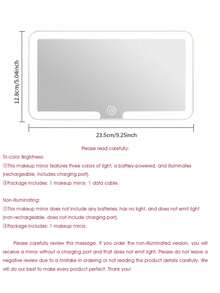 Easypie Selection 1pc Ultra-Thin LED Car Makeup Mirror - High Definition Sun Visor Makeup Mirror With Touch Screen, USB Charging, Adjustable, Perfect Fit For Women (Easy Clip-On Installation), Best Gift For Friends, Graduation Gift, Back To School Gift, Christmas Decoration, Valentine's Day Gift, Gift For Parents, Halloween, Thanksgiving, Personalized Gift - A - View 13