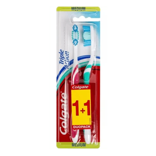 Colgate Cepillo Dental Triple Acción Pack 2 Unidades - Menta - Ver 1