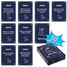 "Dare Zone" Is A Creative Interactive Tabletop Card Game With 50 Card Designs, An Ideal Gift For Party Gatherings, Family Game Nights, Christmas Outdoor Activities, Bringing Laughter And Fun To Family Gatherings, And Making Friends' Gatherings Full Of Joy, A Perfect Choice For Valentine's Day Gifts. - Dare Zone - View 3