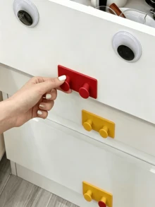 9/8/4/1pc Building Block Hook, No Punching, Seamless Hook, Wall Storage, Key Hook, Suitable For Renting, Hanging Keys, Masks, Hats, Canvas Bags, Hair Bands, Kitchen Aprons, Hand Towels, Dormitory Bags, Headphones, All Kinds Of Wires, - Multicolor - View 9
