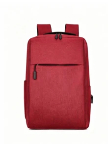 1pc/10pcs Minimalist Laptop Backpack Business Computer Bag Casual Travel Daily Use Student School Bag Lightweight Nylon Zipper Storage Design Suitable For Campus College Students Teenagers Men Women Back To School Season Essential Urban Casual Daily Commute - Multiple Styles - View 12