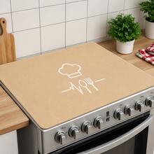 1pc Scratch Protector Mat For Induction Cooktop, Stove, And Ceramic Cooktop, Prevents Scratches. Multi-Functional Stove Cover, Easy To Clean, Heat Resistant, Beautiful Home Kitchen Decor - Multicolor - View 4