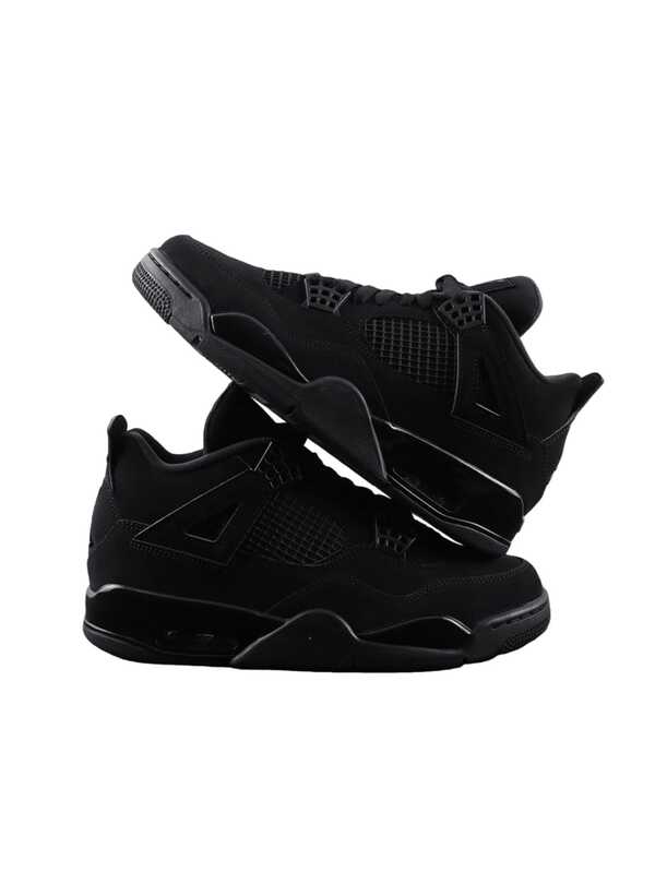 Men's Casual Sports Basketball Shoes Fashion Versatile Black Athletic Shoes AJ4 Running Shoes Sports Shoes With Shoe Box Brand Athletic Shoes