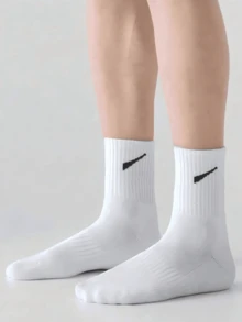 5/10/20 Pairs Unisex Couple Sports Socks, Suitable For Fitness, Daily Wear And Business Occasions, Autumn/Winter Design - Multicolor - View 5