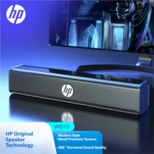 HP WS10 Wired Speaker Surround Sound High Volume Modern Style Bass Audio Strip Home Speaker Wired Dual-Mode Computer Audio Original HP Speaker For PC Cellphone Laptop TV - View 13