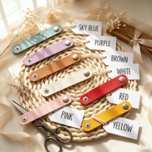 Personalized Photo Keychain - Custom Memory Photo Pendant With Tag And Name Engraving, Key Ring, Gift For Her/Him, Birthday Gift, Christmas Gift - Multi-color Leather Keychain - View 7
