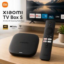Xiaomi TV Box 4K 串流設備 | 智慧語音控制適配器 | 超高畫質媒體播放器，即插即用，兼容所有電視，配備歐規插頭 - 查看 1