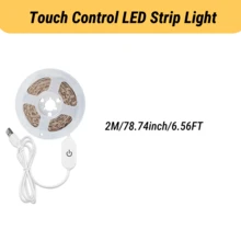 USB LED Strip Light Dimmable Touch Control LED Light Strip Warm White White Light Stepless Dimming Memory Function For Bedroom Desk TV Backlight - Touch Light Strip - View 10