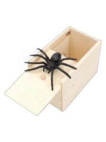 2pcs Scary Spider Box, Fake Insect Surprise, Suitable For Halloween, Christmas, April Fool's Day, Graduation Gifts And Giving - A - View 7