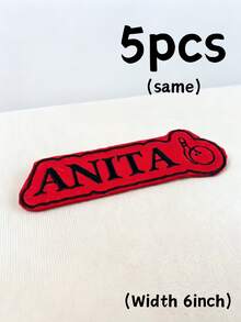 3-6 Inch Iron-On Name Patch, Large Back Embroidery Patch For Jacket, Home Decor, Decoration, Personalized Gift, Customized Gift, Personalized Name Embroidery Patch, Customized Text Embroidery Patch, Sew-On/Iron-On Patch Accessories, Suitable For Hats And Backpacks - Multicolor - View 22