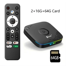 Q96 OHP Mini TV Box HD 4K Android 14 Dual WiFi 4G 5G Set-Top Box RK3518 64G Voice Remote Control Smart Media Player IPTV - Black - View 13